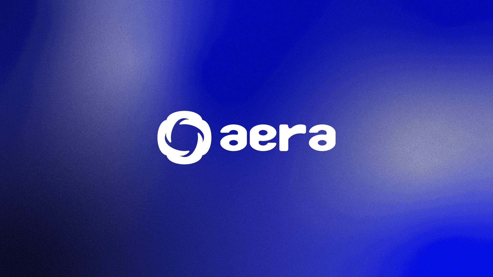 Minimal technology logo design presented on a dark blue background